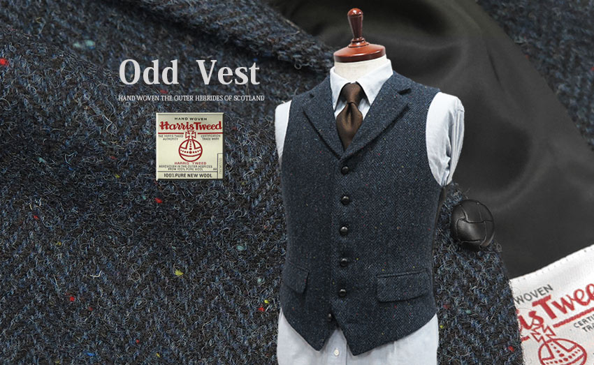 楽天市場】□TRAD SALE！OddVest / オッドベスト HARRIS TWEED/ハリス