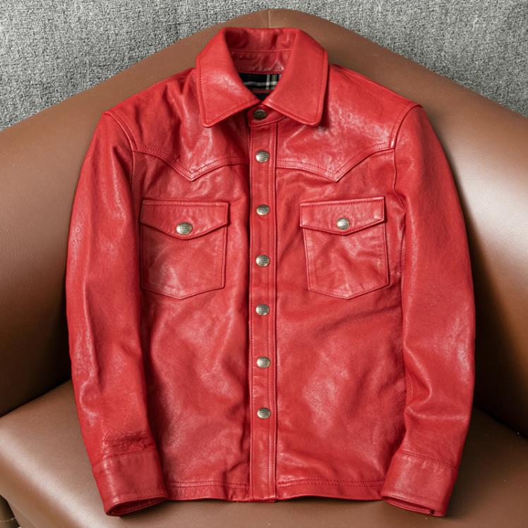 楽天市場】レザージャケット 本革ジャケット メンズ 羊革 革ジャン