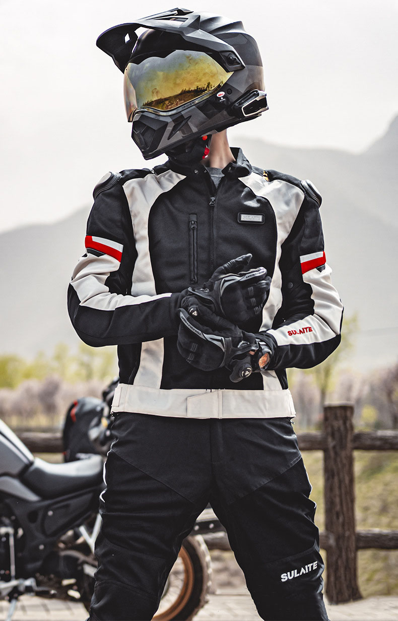 楽天市場】バイクジャケット バイクパンツ メンズ 夏用メッシュ 上下2