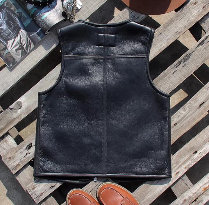 楽天市場】ムートンベスト 本革ベスト レザーベスト 冬用 メンズ