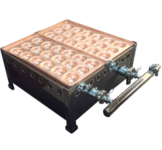 楽天市場】たこ焼き 銅板 3連 18穴の通販