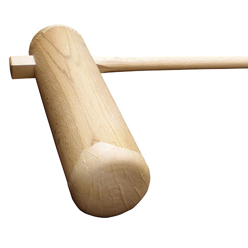 楽天市場】【餅つき用品】国産高級けやき杵(きね) 4寸 柄は樫材 お餅