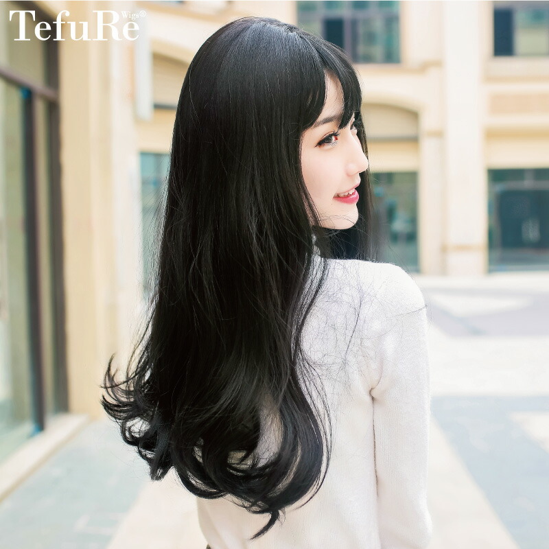 楽天市場】ウィッグ ロング ストレート 黒 ピンク 赤 青 緑 グレー