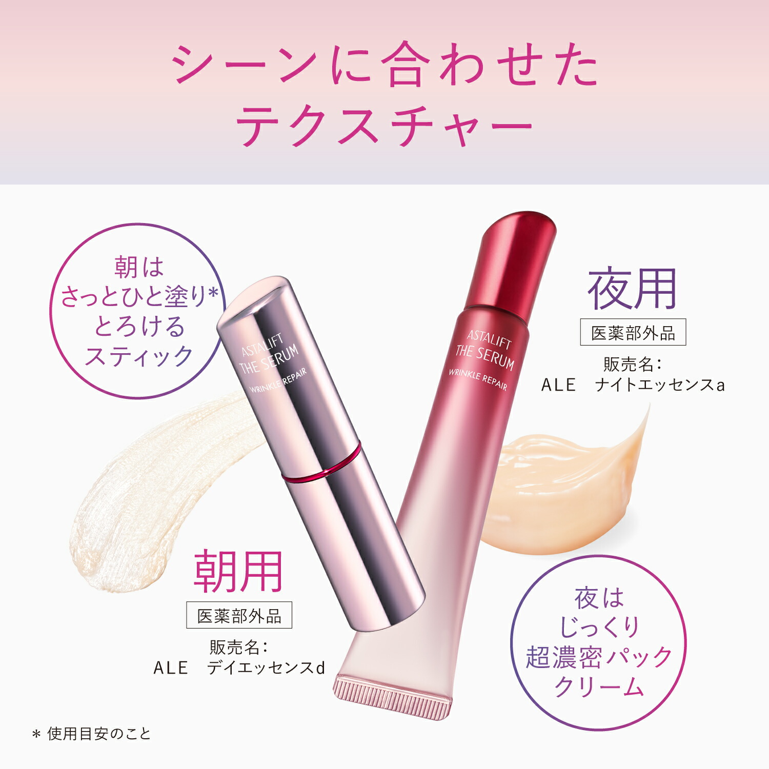 楽天市場】アスタリフト ザ セラム リンクルリペア（朝夜セット）約70