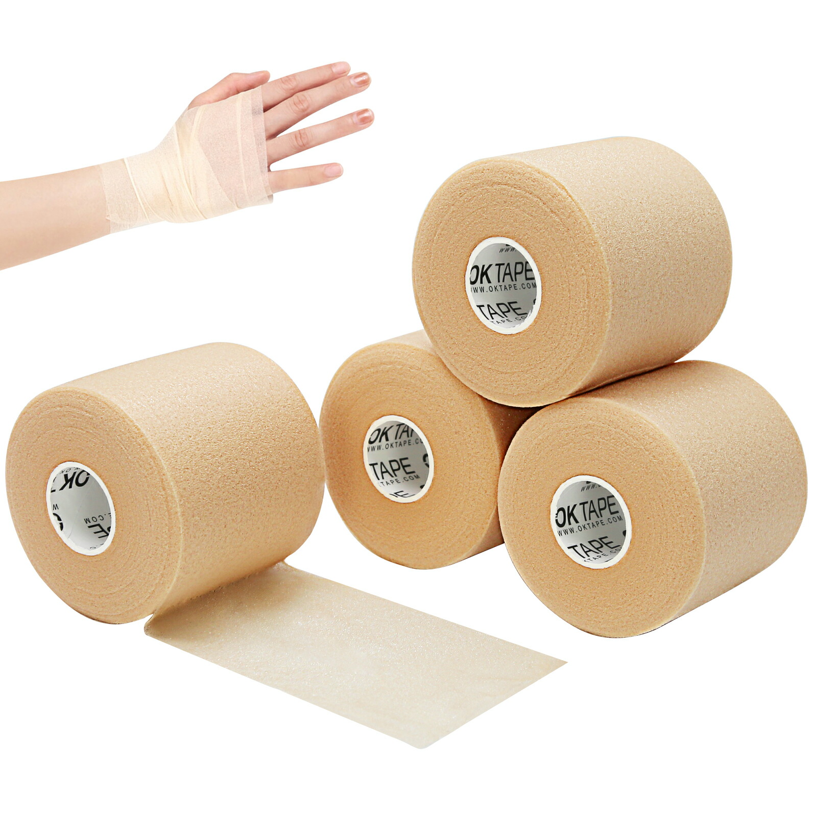 楽天市場】OKTAPE アンダーラップ テーピング アンダーテープ