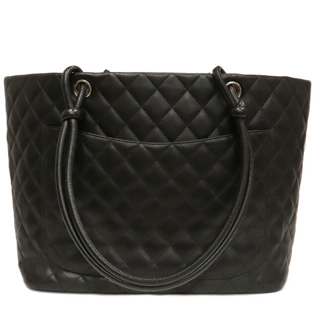 楽天市場】シャネル CHANEL カンボンライン トートバッグ ラムスキン