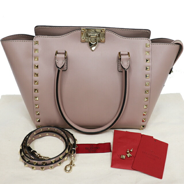 楽天市場】ヴァレンチノ VALENTINO ロックスタッズ トート ショルダー