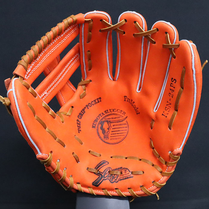 Slagger True Professional 軟式グローブ オレンジ Slagger True