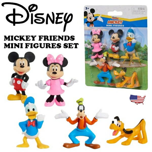 楽天市場】ミッキーフレンズ フィギュア 5体セット ディズニー