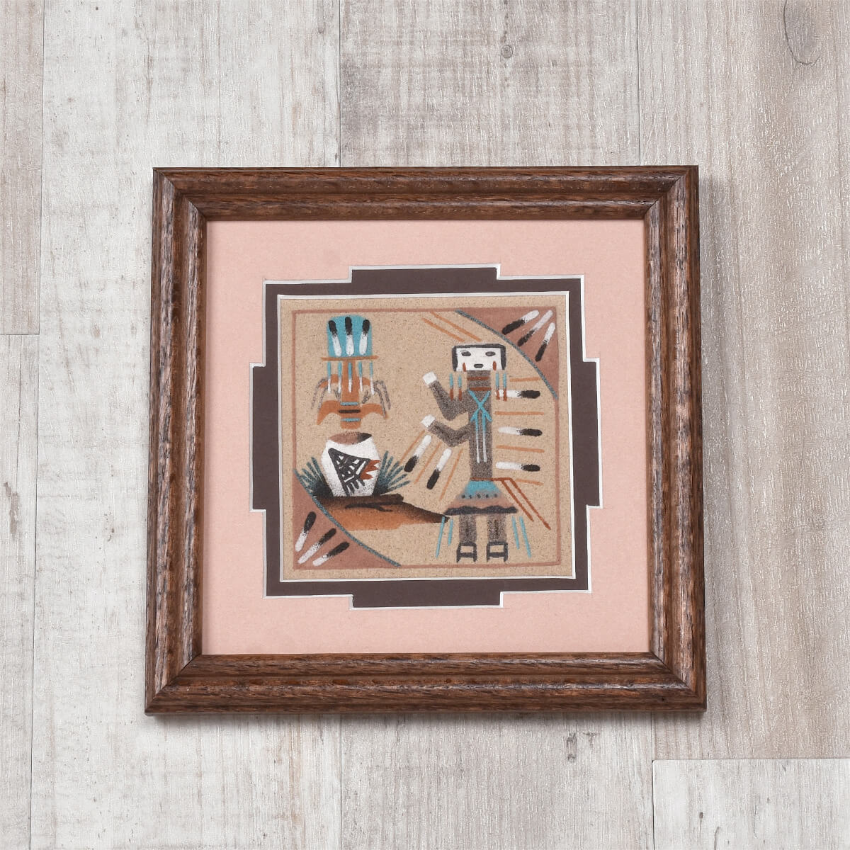 珍品 希少！ ネイティブハット 先住民 アート インテリアにも お月様