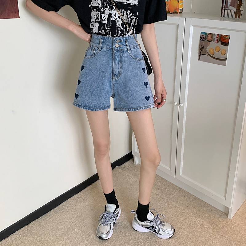 楽天市場】ハート柄 ショートパンツ レディース 送料無料 春 夏