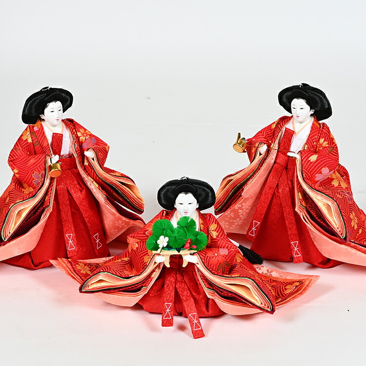 楽天市場】【雛人形】【十五人飾】七段飾十五人揃飾香久山雛京七番親王