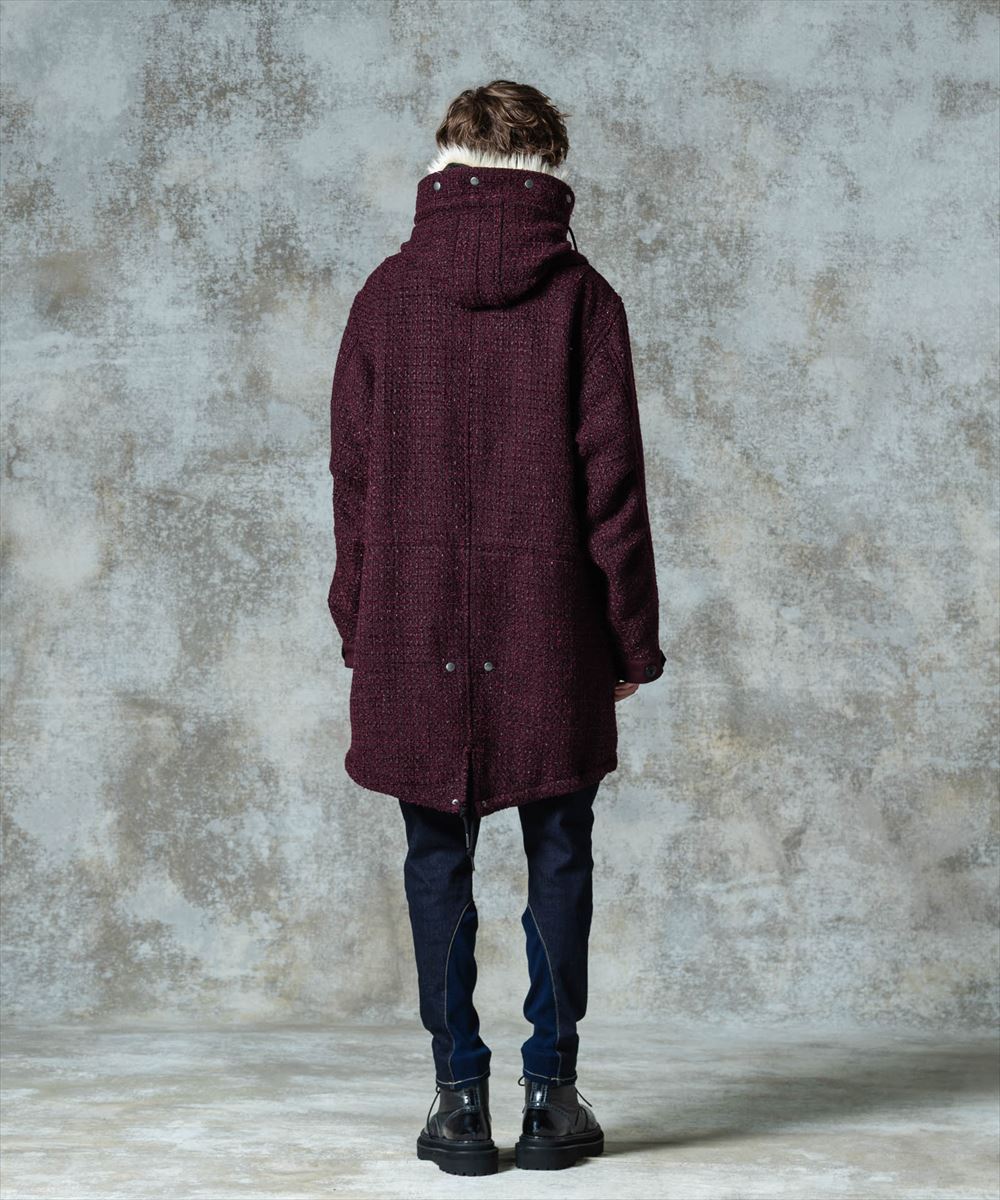 楽天市場】High Neck Mods Coat / ハイネックモッズコート glamb