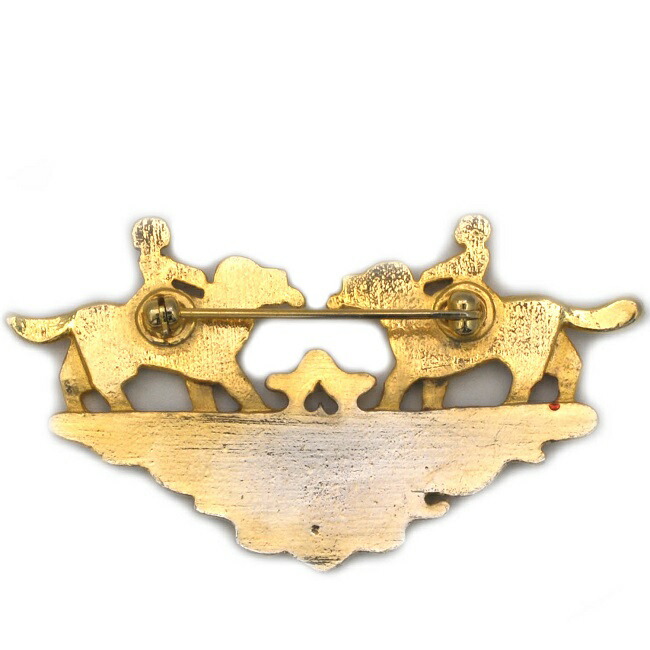 楽天市場】【送料無料】 エルメス ブローチ ゴールド 美品 少女 犬 GP