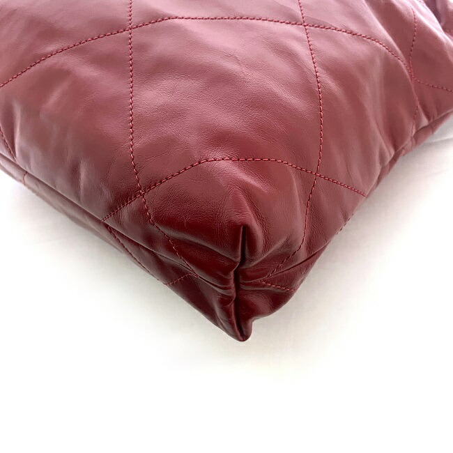 楽天市場】【送料無料】 シャネル 巾着 ショルダーバッグ レッド