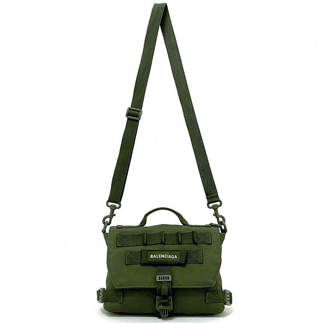 楽天市場】【送料無料】 バレンシアガ ショルダーバッグ カーキ