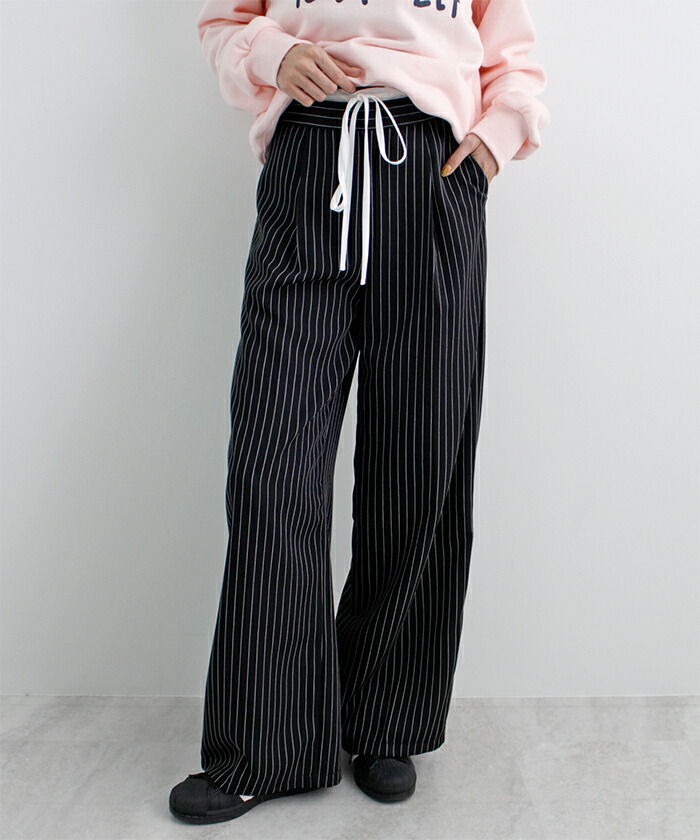 楽天市場】2000円クーポンで2990円☆パンツ ストライプ ピンストライプ