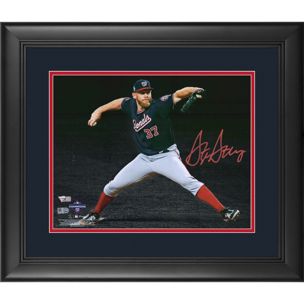 MLB MLBスティーブン・ストラスバーグ 直筆サイン入りユニフォーム