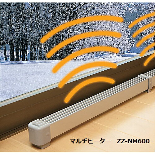 楽天市場】結露防止・足元ヒーター マルチヒーター ZZ-NM600 ナカガワ