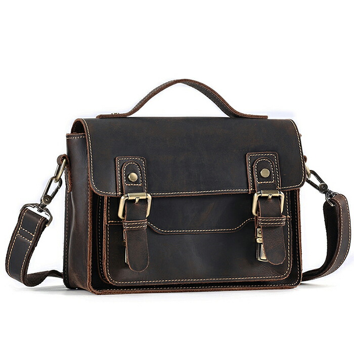 楽天市場】送料無料 メッセンジャーバッグ 本革 牛革 ショルダーバッグ