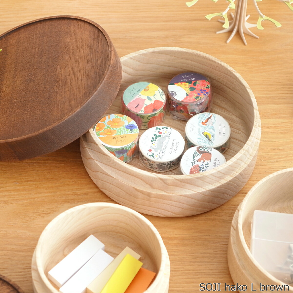 楽天市場】畑漆器店 SOJI hako L 16cm col. 山中漆器 木製 弁当箱 日本