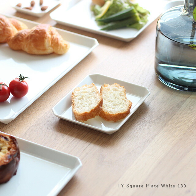 楽天市場】1616/arita japan TY Square Plate White