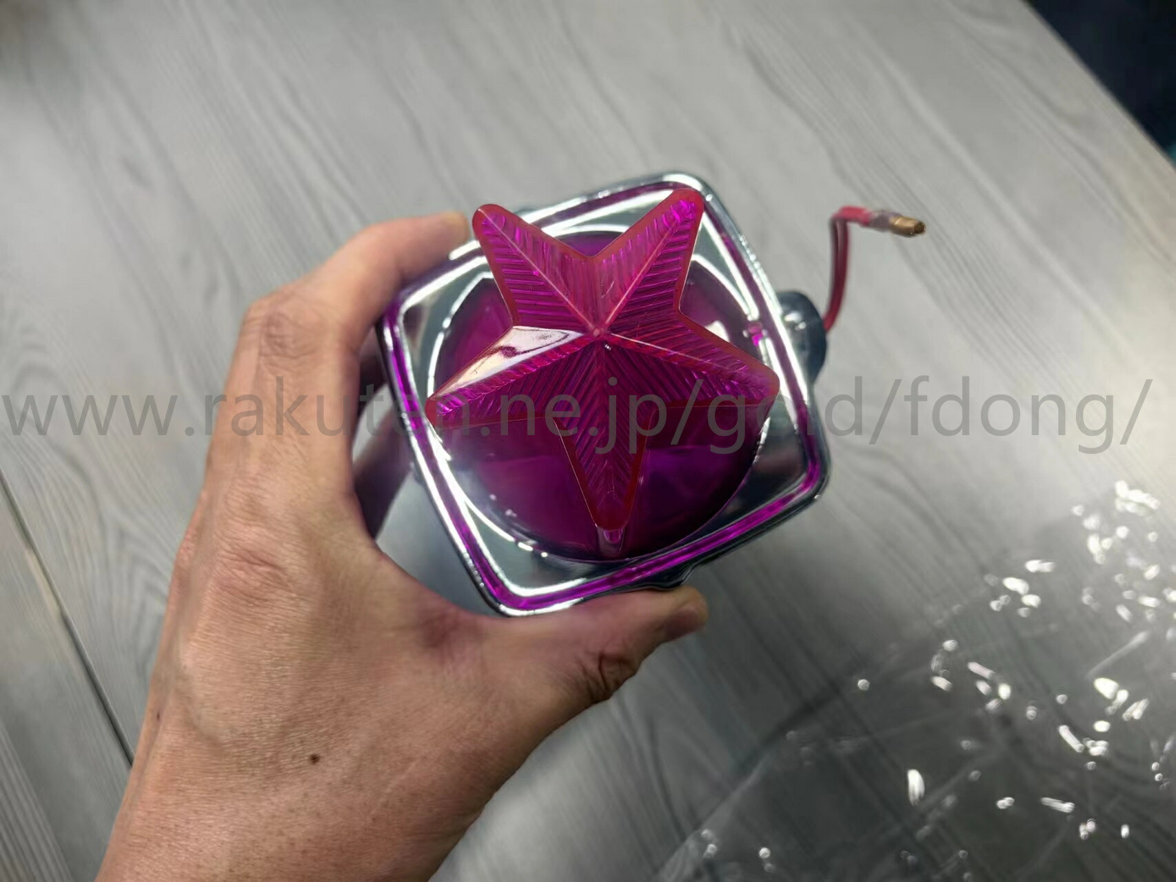 楽天市場】スターサイドランプ ピンク 24V電球付 星形ロケットマーカー