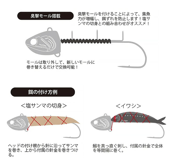 楽天市場】スタート(START) 太刀魚テンヤ タチレンジャー ダブルフック