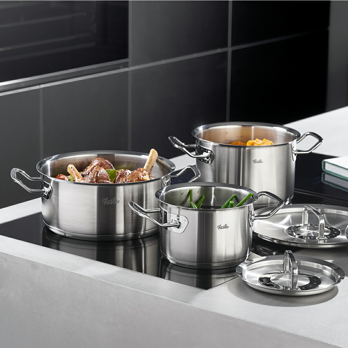 楽天市場】【公式】 フィスラー 両手鍋 16cm オリジナル プロフィ