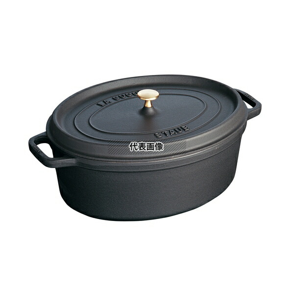 ストウブ ピコ ココット オーバル 17cm [ブラック] (鍋) 価格比較