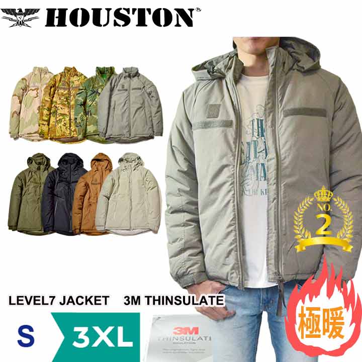 楽天市場】ミリタリージャケット メンズ アウター LEVEL7 ヒューストン