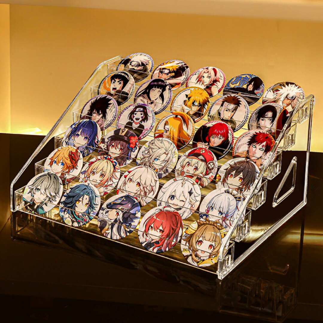 楽天市場】缶バッジ 収納 アクリルスタンド アクスタ アクキー