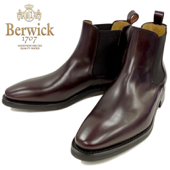 楽天市場】○○ Berwick 靴 バーウィック サイドゴアブーツ 848 バー
