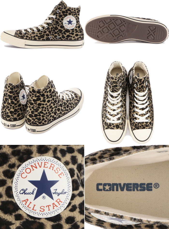 楽天市場】○○ 【SALE：20％OFF】 CONVERSE ALL STAR LEOPARDFUR HI