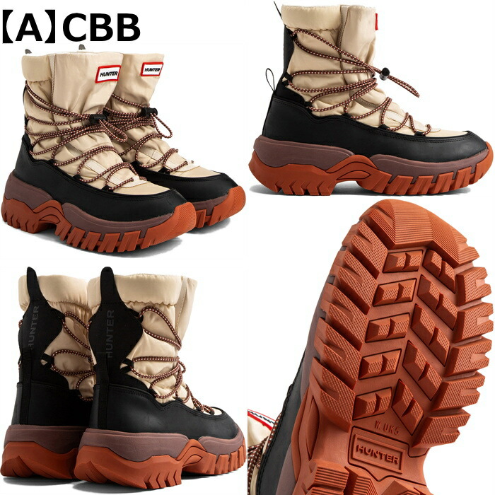 楽天市場】HUNTER 正規品 ハンター スノーブーツ ショート WFS2251NYL