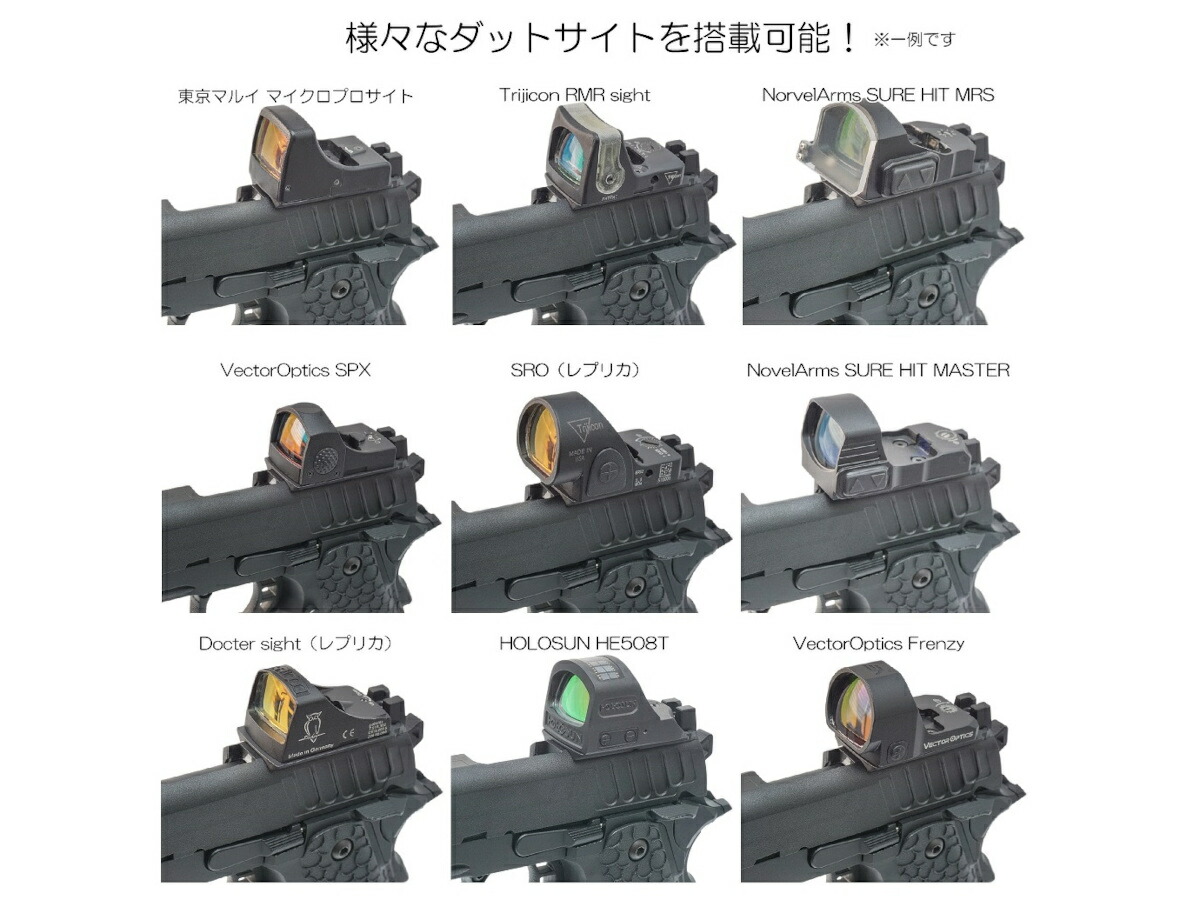 楽天市場】DCI Guns 光学機器オプション アイアンサイト付メタルマルチ