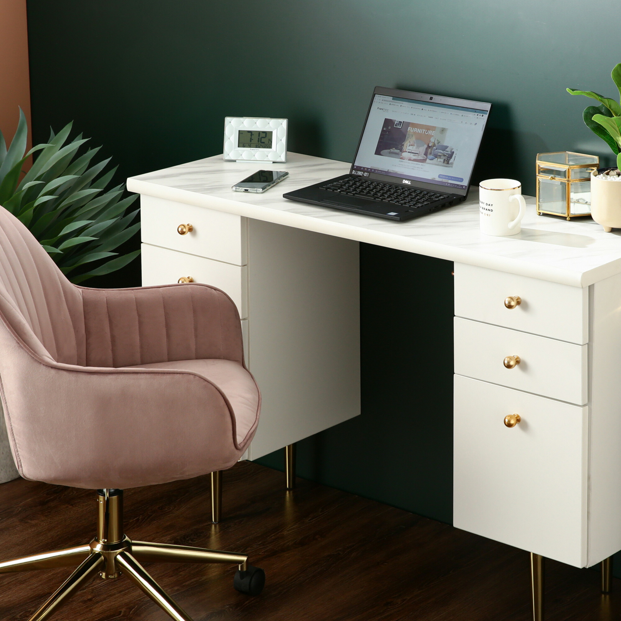 Francfranc エルドラド コスメデスク 2【~2024年8月生産モデル