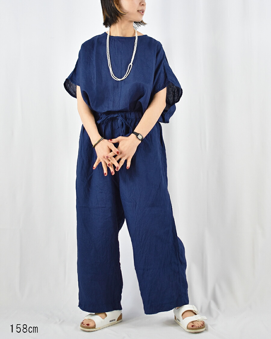 楽天市場】ICHI Antiquites インディゴ リネン プルオーバー イチ