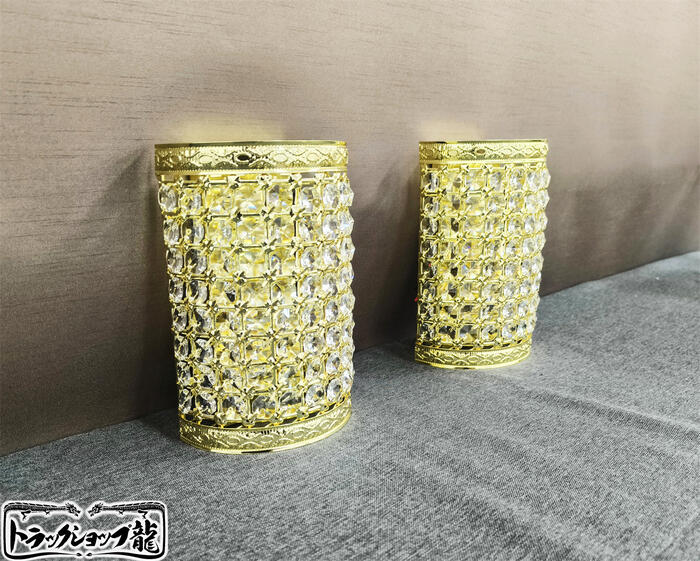 楽天市場】オリジナル 壁掛 シャンデリア 2個セット 金メッキ