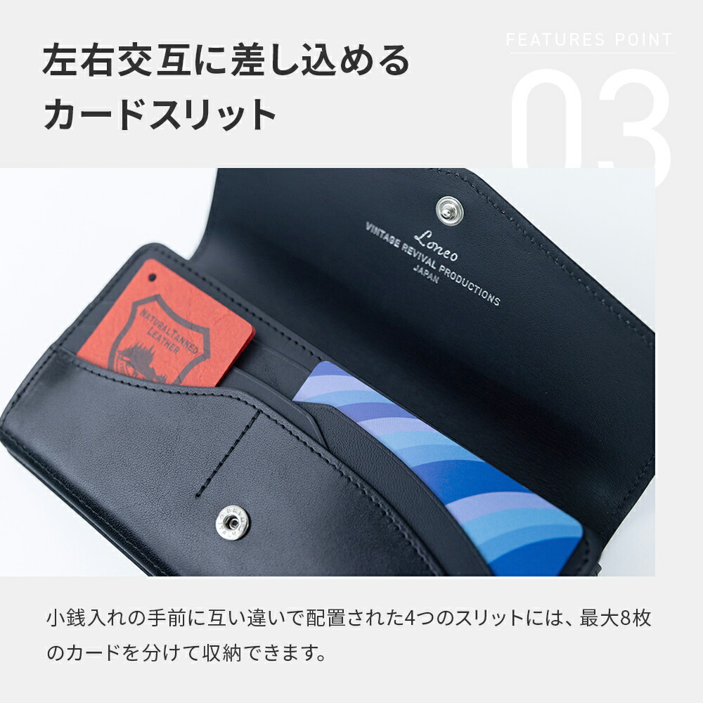 楽天市場】ヴィンテージ Loneo basic ロネオ ベーシック 被せ長財布