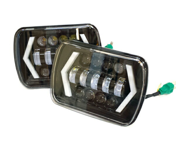 楽天市場】角型 左右セット LED ウィンカー付きDRL ヘッドライト S13