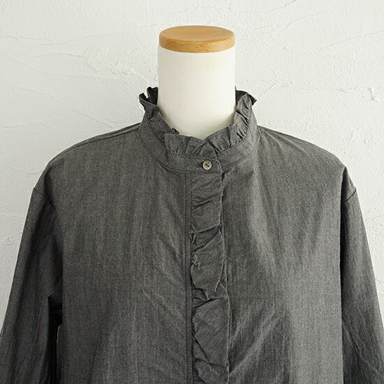 楽天市場】【送料無料】Midi Umi（ミディウミ）フリルショートシャツ