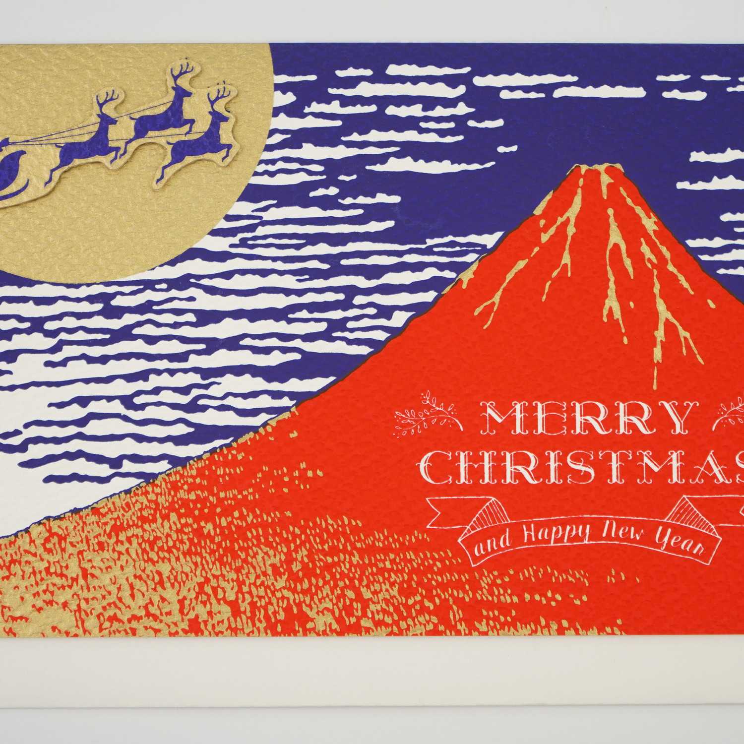 楽天市場】立体和風クリスマスカード 赤富士サンタ｜jxcd-130