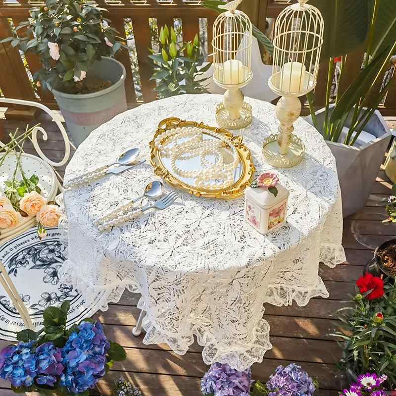 楽天市場】フリル レース（テーブルクロス｜配膳用品・キッチン