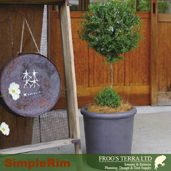 楽天市場】シンプルリム 33 HH-F0733 CG/AW（直径31cm×H30cm）（底穴