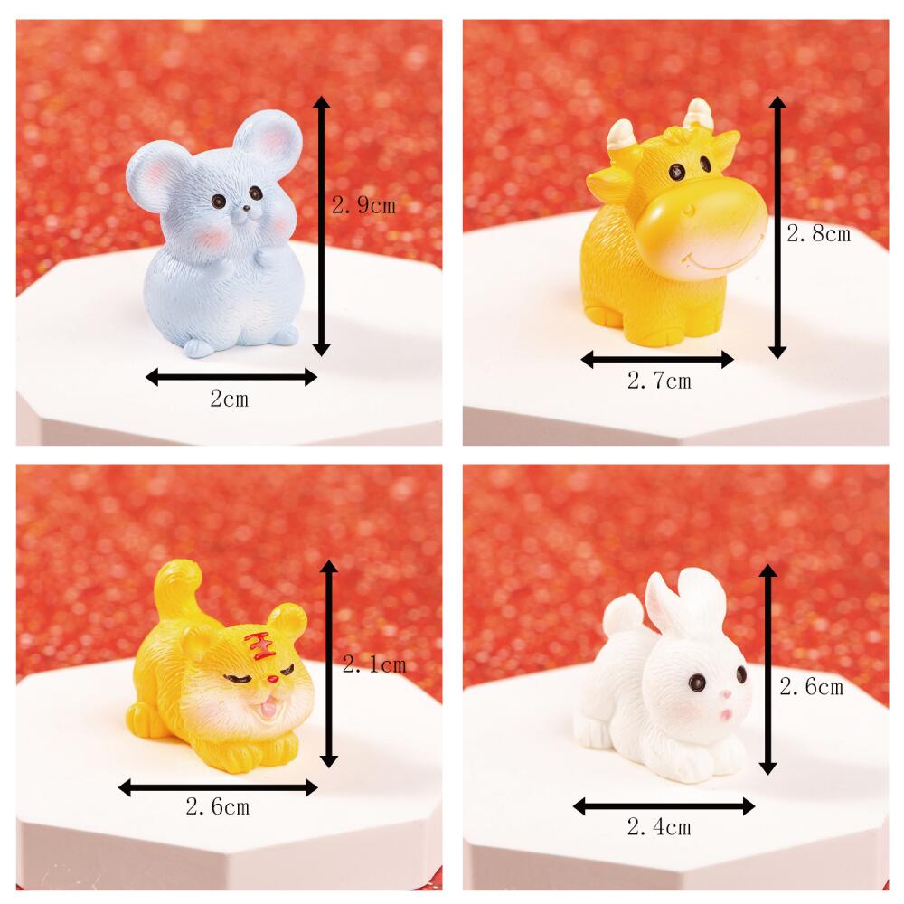 楽天市場】ミニチュアドール 干支の置物 十二支 子 丑 寅 卯 辰 巳 午