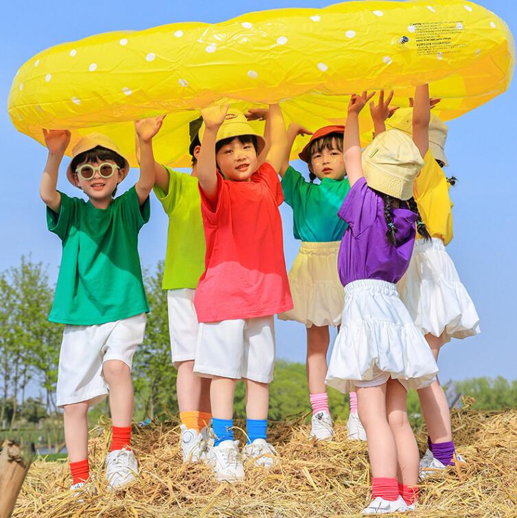 楽天市場】子供服 女の子 男の子 学園活動 幼稚園 団体服 団服 Tシャツ