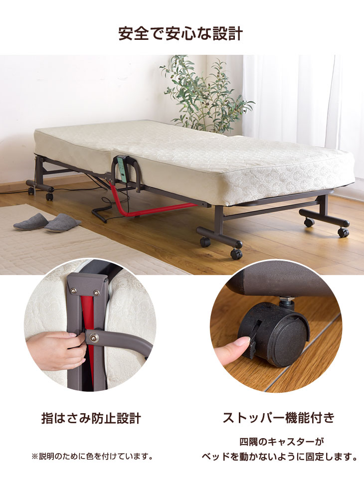 楽天市場】電動リクライニング ベッド ボンネルコイル 高反発 背脚連動