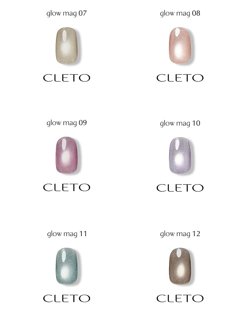 楽天市場】クレト CLETO グローマグ 6色セット 7g 07~12 マグネット