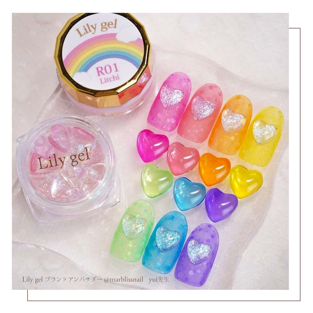楽天市場】リリージェル Lily gel カラージェル レインボー